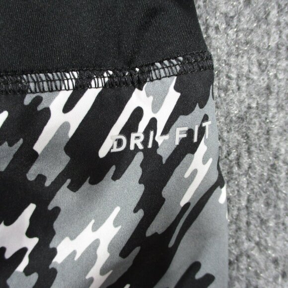 Nike Shorts Women S Black Dri Fit Geometric Athletic Run Lined Inside Pockets - Picture 5 of 12